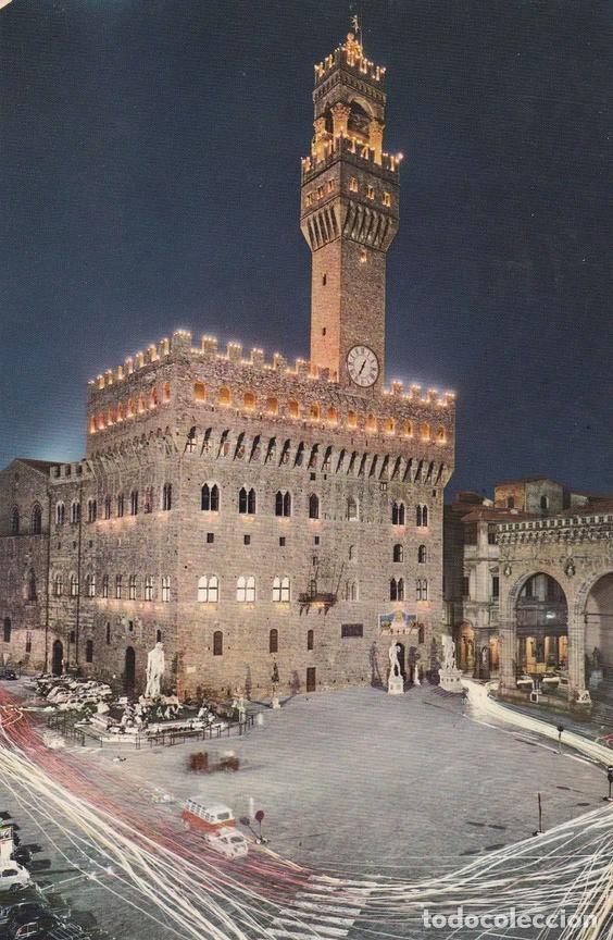 Postales: POSTAL B7190: FIRENZE: PALAZZO VECCHIO - Varios - Foto 1