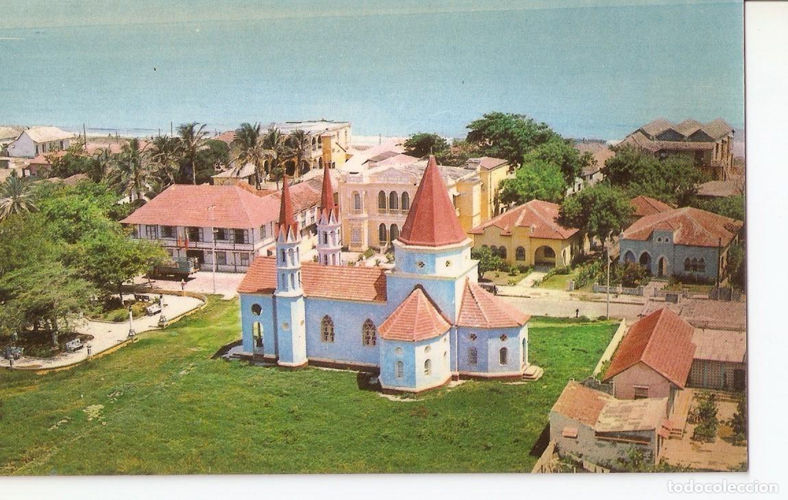 Cartoline: Postal 037518 : Cartagena (Colombia). Ermita del Cabrero y casa de Rafael Nu&ntilde;ez. Vista aerea - Vario