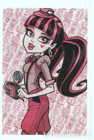 Postales: Photocards: MONSTER HIGH, Numero 026: Draculaura (Panini 2011) - Mattel