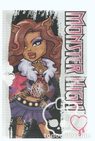 Postales: Photocards: MONSTER HIGH, Numero 009: Clawdeen Wolf (Panini 2011) - Mattel