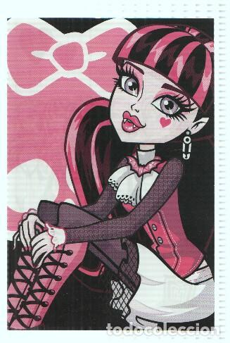Postales: Photocards: MONSTER HIGH, Numero 020: Draculaura (Panini 2011) - Mattel