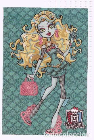 Postales: Photocards: MONSTER HIGH, Numero 040: Lagoona Blue (Panini 2011) - Mattel
