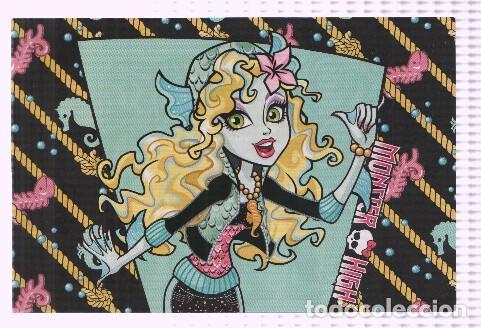 Postales: Photocards: MONSTER HIGH, Numero 044: Lagoona Blue (Panini 2011) - Mattel
