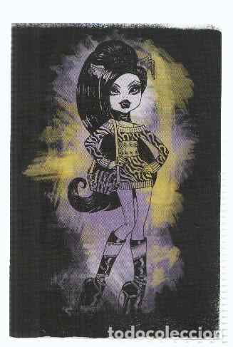 Postales: Photocards: MONSTER HIGH, Numero 084: Clawdeen Wolf (Panini 2011) - Mattel