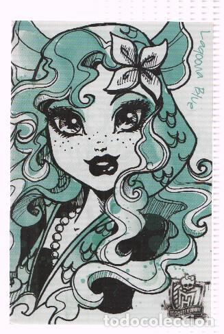 Postales: Photocards: MONSTER HIGH, Numero 083: Lagoona Blue (Panini 2011) - Mattel