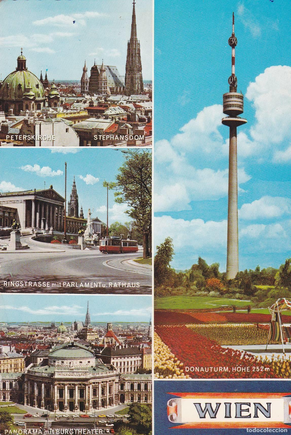 Postkarten: POSTAL B7526: VIENA: DIVERSOS ASPECTOS - Varios