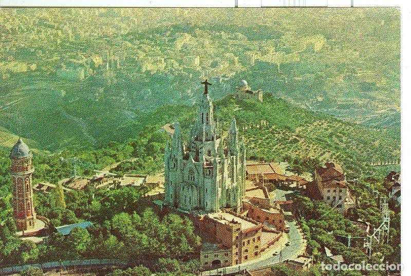 Postales: Postal 6092 : Basilica Sagrado Corazon de Jesus, Tibidabo,Barcelona - Varios