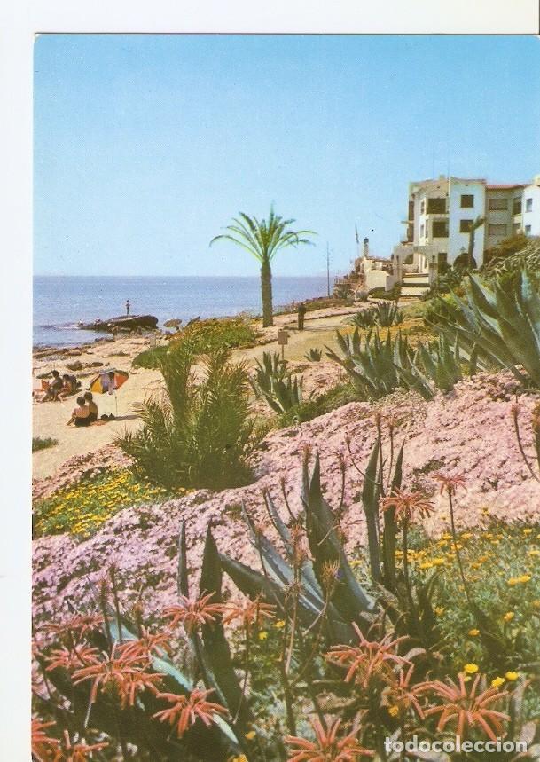 Postais: Postal 031130 : Roda de Bara (Tarragona) Roc de San Cayetano. Jardines y Paseo de la Ribera - Varios