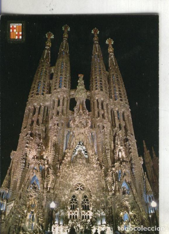Postcards: Postal 003705: Barcelona: Templo Sagrada Familia - Varios