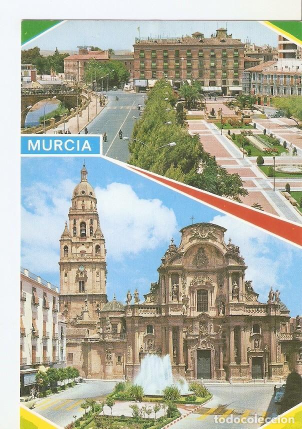 Postais: Postal 032150 : Murcia. Glorieta de Espa&ntilde;a y Catedral - Varios