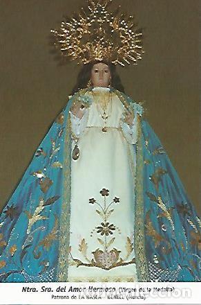 Cartoline: POSTAL 54555: Nuestra Se&ntilde;ora del Amor Hermoso o Virgen de la Medalla. Beniel Murcia - Varios