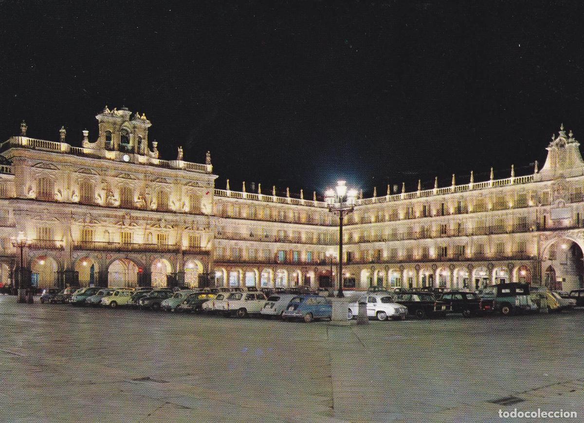 Cartoline: POSTAL B7929: SALAMANCA: PLAZA MAYOR VISTA NOCTURNA - Varios