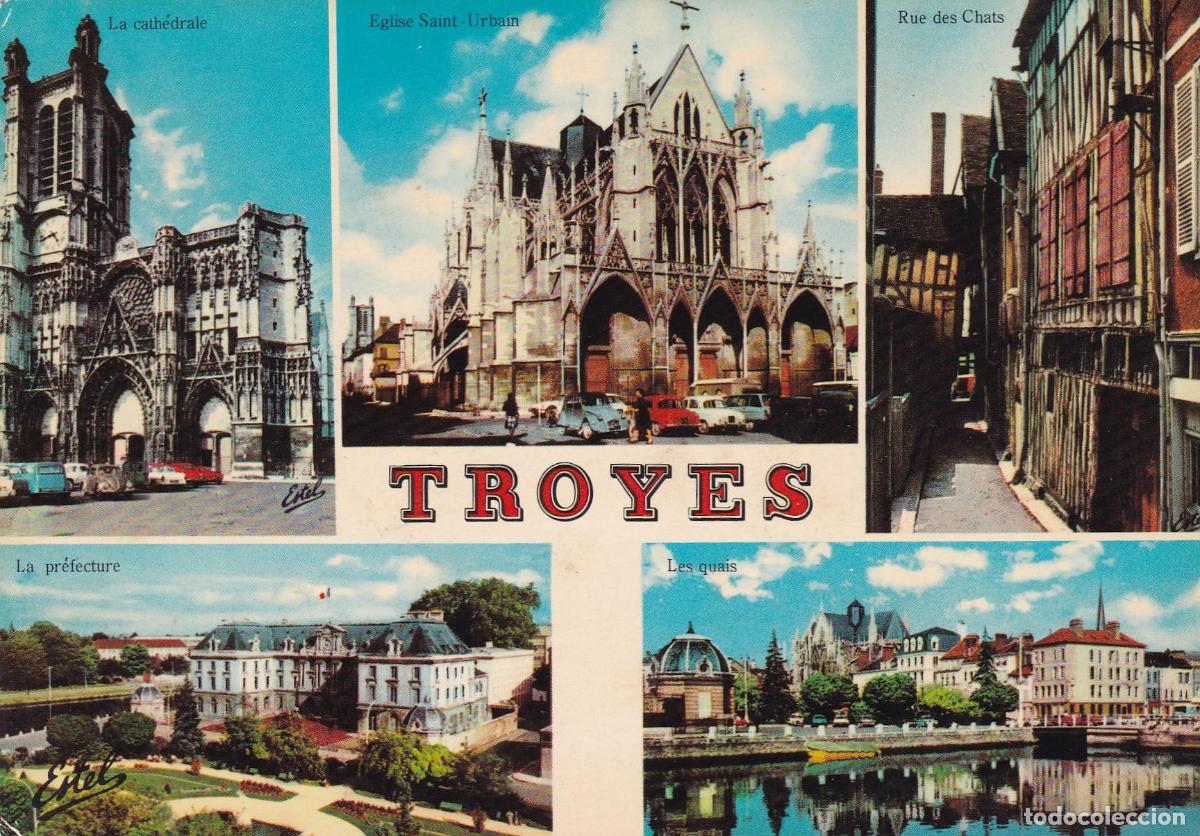 Cartoline: POSTAL 19025: Troyes - Varios