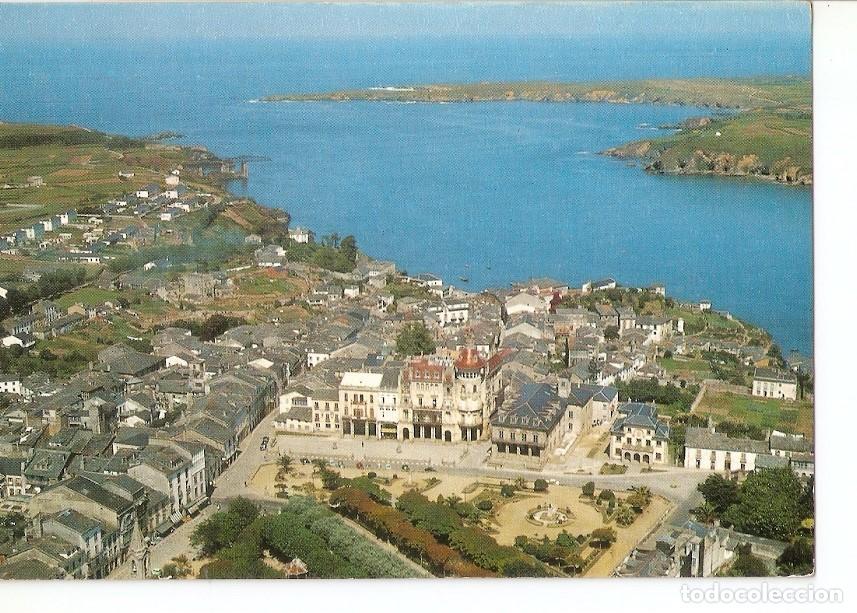Postais: Postal 032835 : Ribadeo (Lugo). Monumento al Gaitero Gallego - Varios