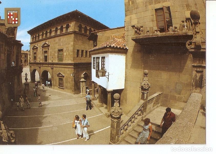 Cartoline: Postal 043680 : Barcelona. Pueblo Espa&ntilde;ol - Varios
