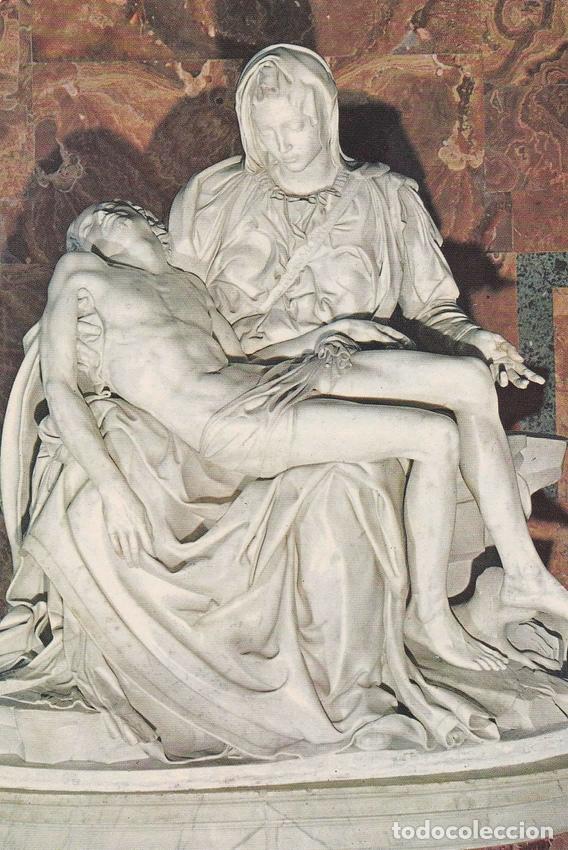 Postais: POSTAL B8017: VATICANO: ESCULTURA LA PIETA DE MICHELANGELO - Varios