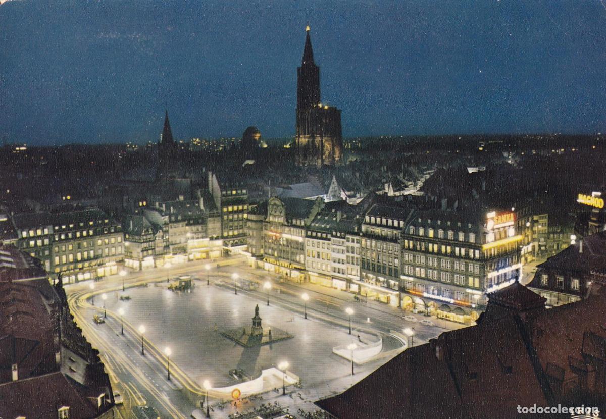 Postales: POSTAL 19079: Strasbourg la nuit - Varios - Foto 1