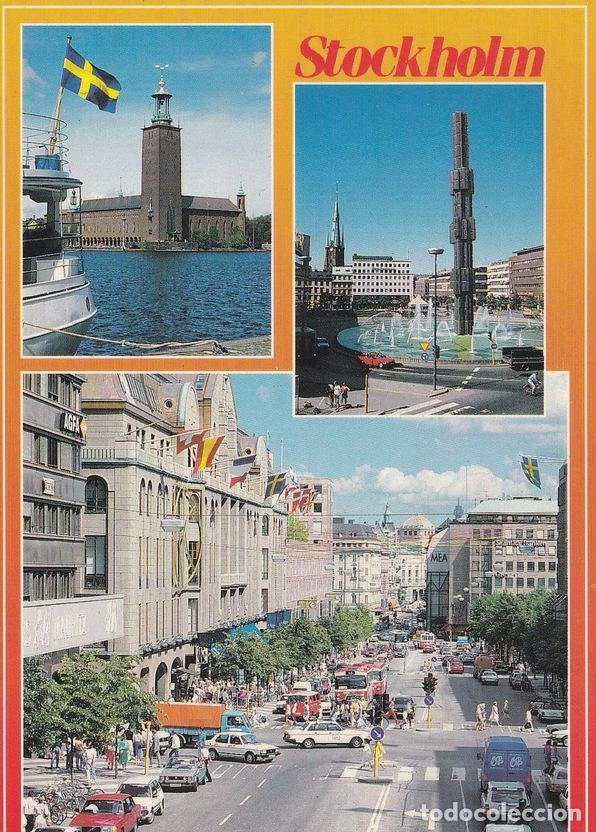 Postales: POSTAL B8020: ESTOCOLMO: DIVERSOS ASPECTOS - Varios