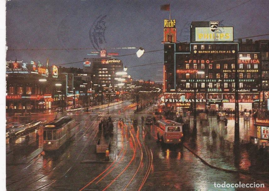 Postcards: POSTAL B8169: COPENHAGUE: NATBILLEDE - Varios