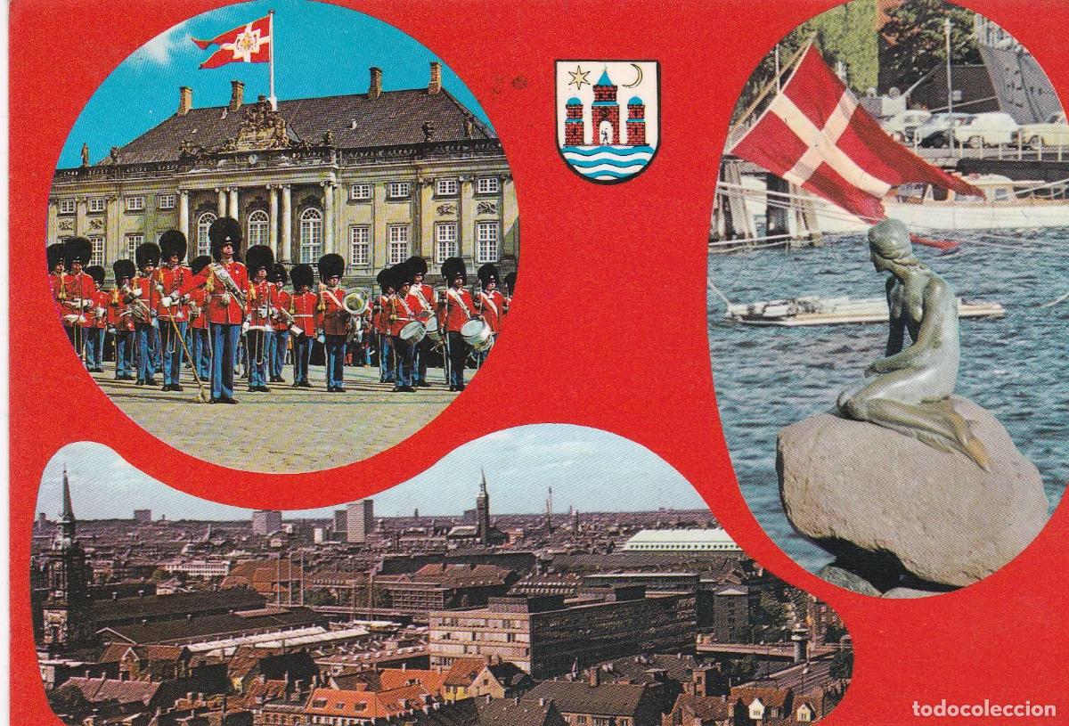 Postkarten: POSTAL B8174: COPENHAGUE: DIVERSOS ASPECTOS - Varios
