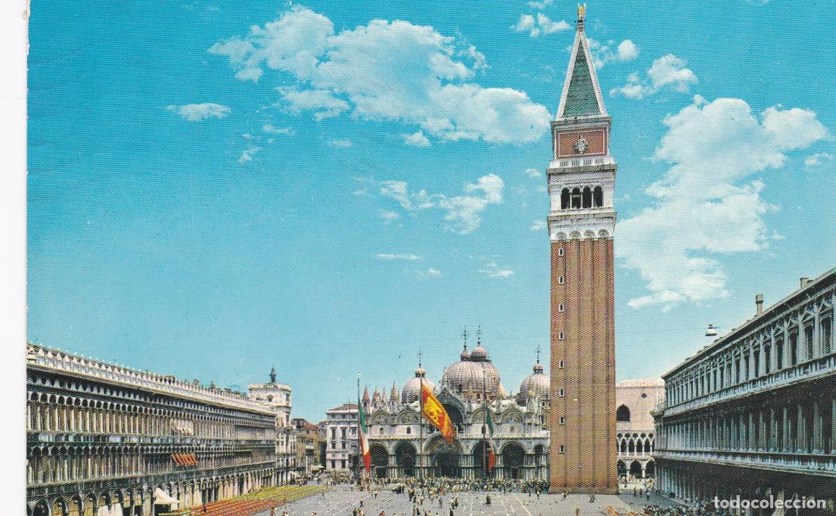 Postcards: POSTAL B8280: VENECIA: PLAZA DE SAN MARCOS - Varios