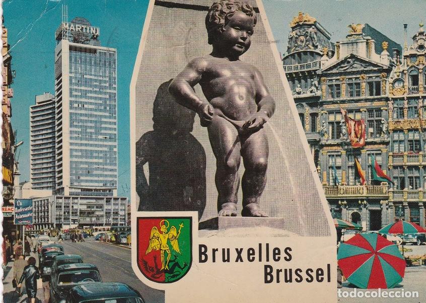 Cartoline: POSTAL B8316: BRUSELAS: DIVERSOS ASPECTOS - Varios