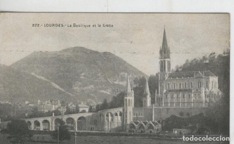 Postales: Postal B/N 0379 : Lourdes, La Basilique et la Grotte - Varios