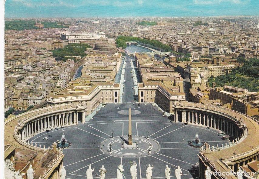 Postcards: POSTAL B8324: ROMA: PLAZA ST PIETRO - Varios