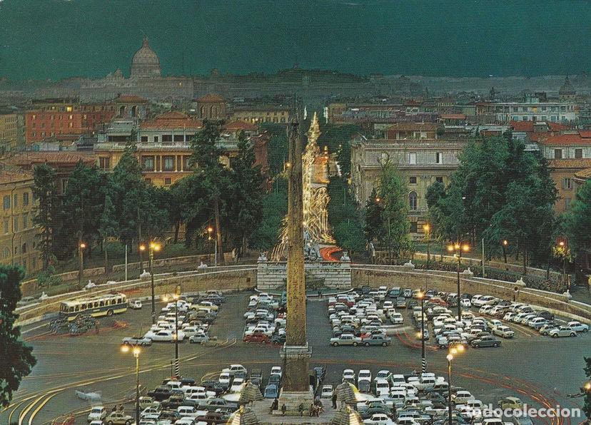 Postais: POSTAL B8389: ROMA: PIAZZA DEI POPOLO - Varios