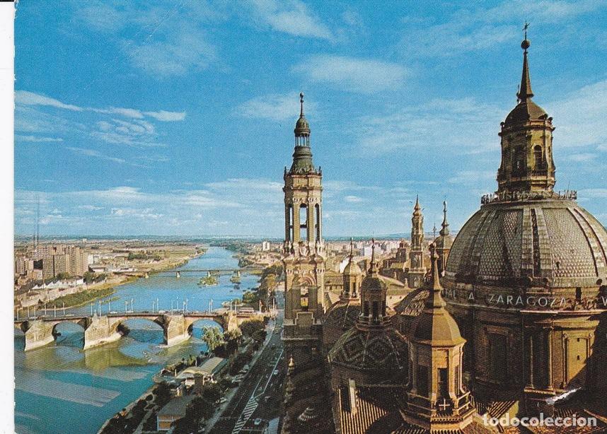 Postkarten: POSTAL B8372: ZARAGOZA: VISTA DEL EBRO - Varios