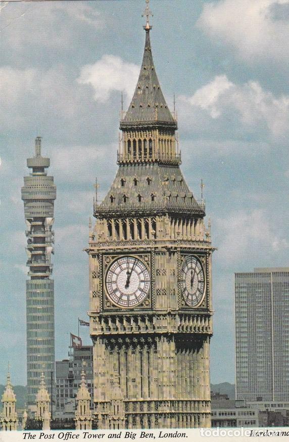 Postales: POSTAL B8402: LONDRES: BIG BEN. DETALLE - Varios