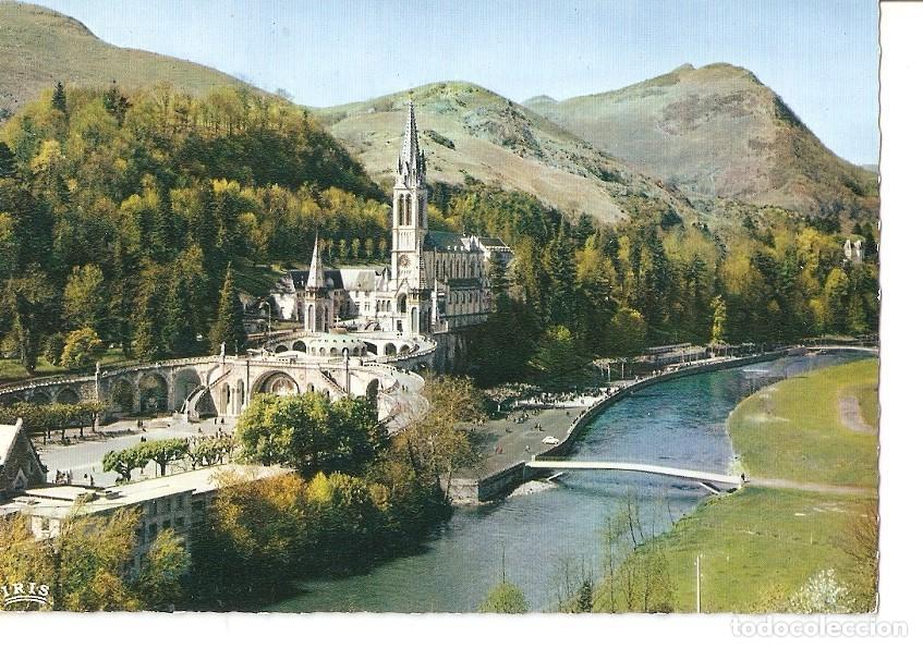 Postkarten: Postal 042792 : Lourdes. La Basilica e il Gave - Varios