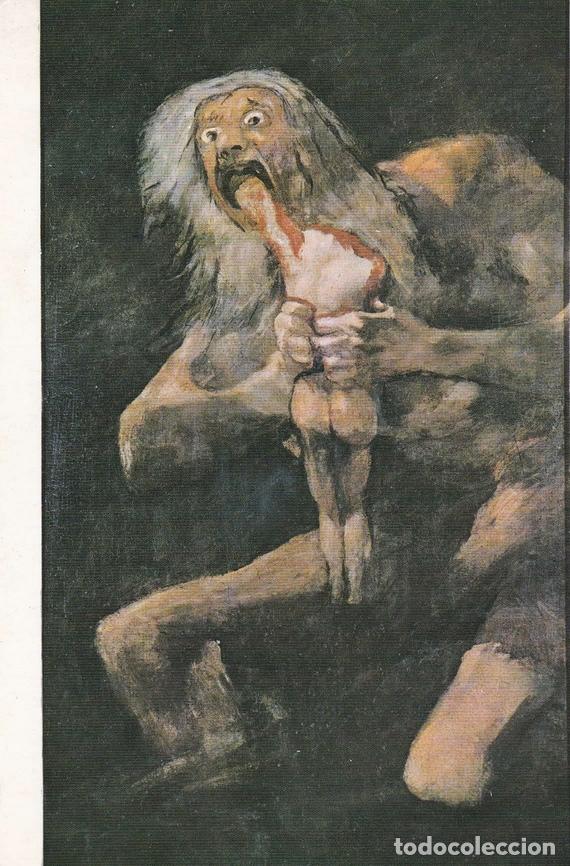Postcards: POSTAL B8417: GOYA: SATURNO DEVORANDO A UN HIJO - Varios