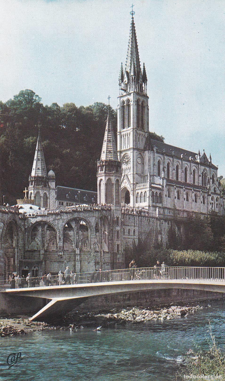 Postales: POSTAL B8448: LOURDES: LA BASILICA - Varios - Foto 1