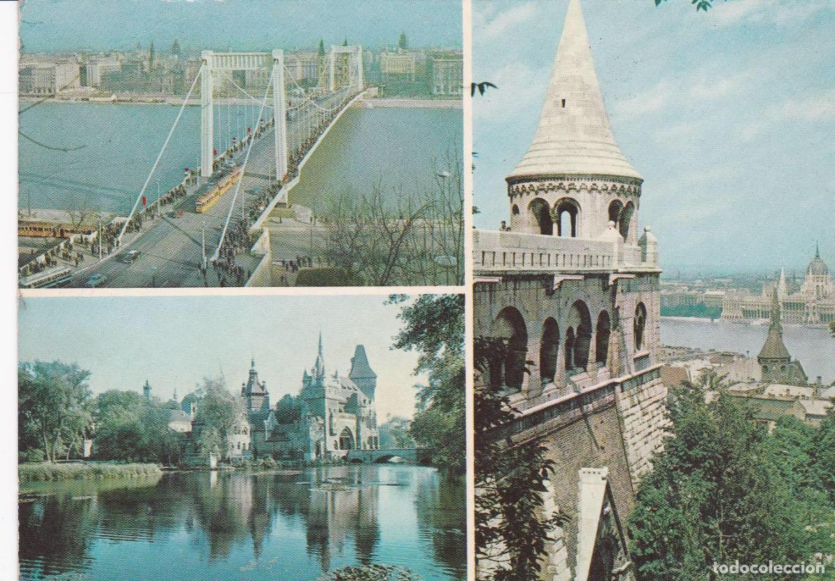 Postales: POSTAL B8545: BUDAPEST: DIVERSOS ASPECTOS - Varios - Foto 1