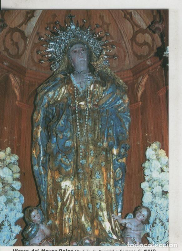 Postales: Postal 009761: Virgen del Mayor Dolor, iglesia San Sebastian en antequera, malaga - Varios