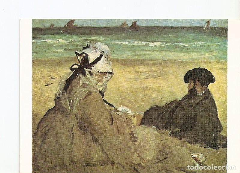 Postales: Postal 021078 : Edouard Manet, Sur la plage - Paris - Varios