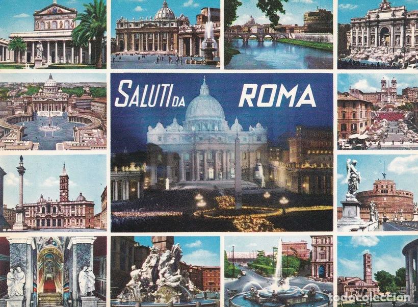 Postais: POSTAL B8600: ROMA: DIVERSOS ASPECTOS - Varios