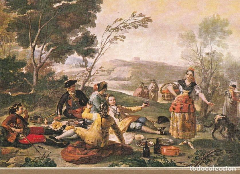 Postcards: POSTAL B8641: GOYA: LA MERIENDA A ORILLAS DEL MANZANARES - Varios