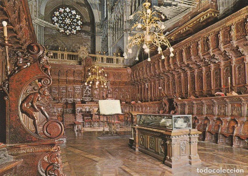 Postales: POSTAL B8649: BURGOS: CORO DE LA CATEDRAL - Varios