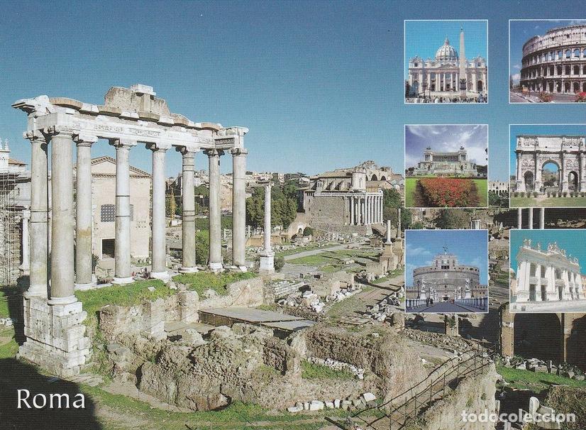 Postkarten: POSTAL B8778: ROMA: DIVERSOS ASPECTOS - Varios