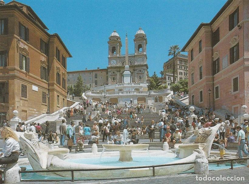 Postkarten: POSTAL B8781: ROMA: PLAZA DE ESPA&Ntilde;A - Varios