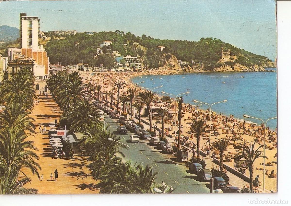 Postales: Postal 038287 : Lloret de Mar (Costa Brava). Paseo Mn. Jacinto Verdaguer - Varios