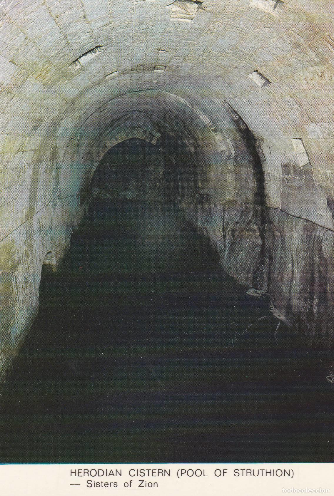 Postkarten: POSTAL B8831: JERUSALEM: CISTERNA HERODIANA - Varios
