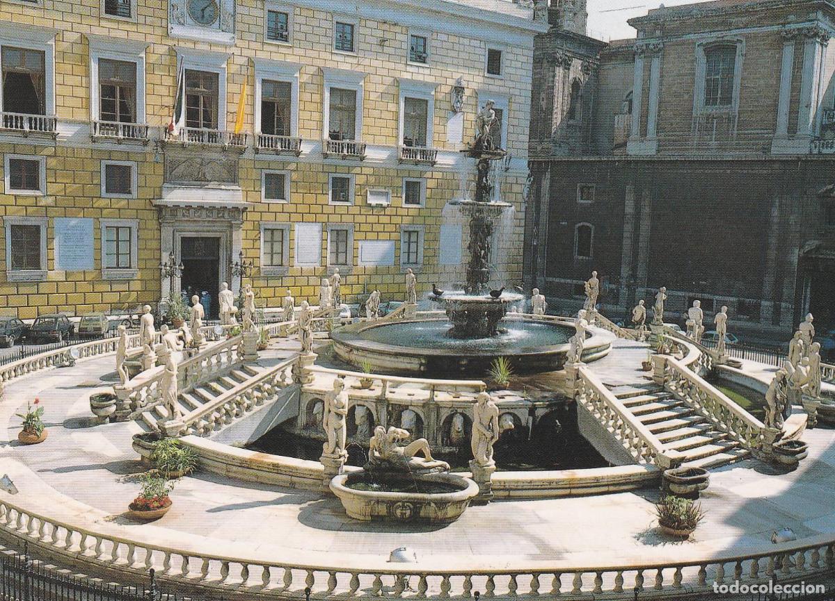 Cartoline: POSTAL B8852: PALERMO: PLAZA PRETORIA - Varios
