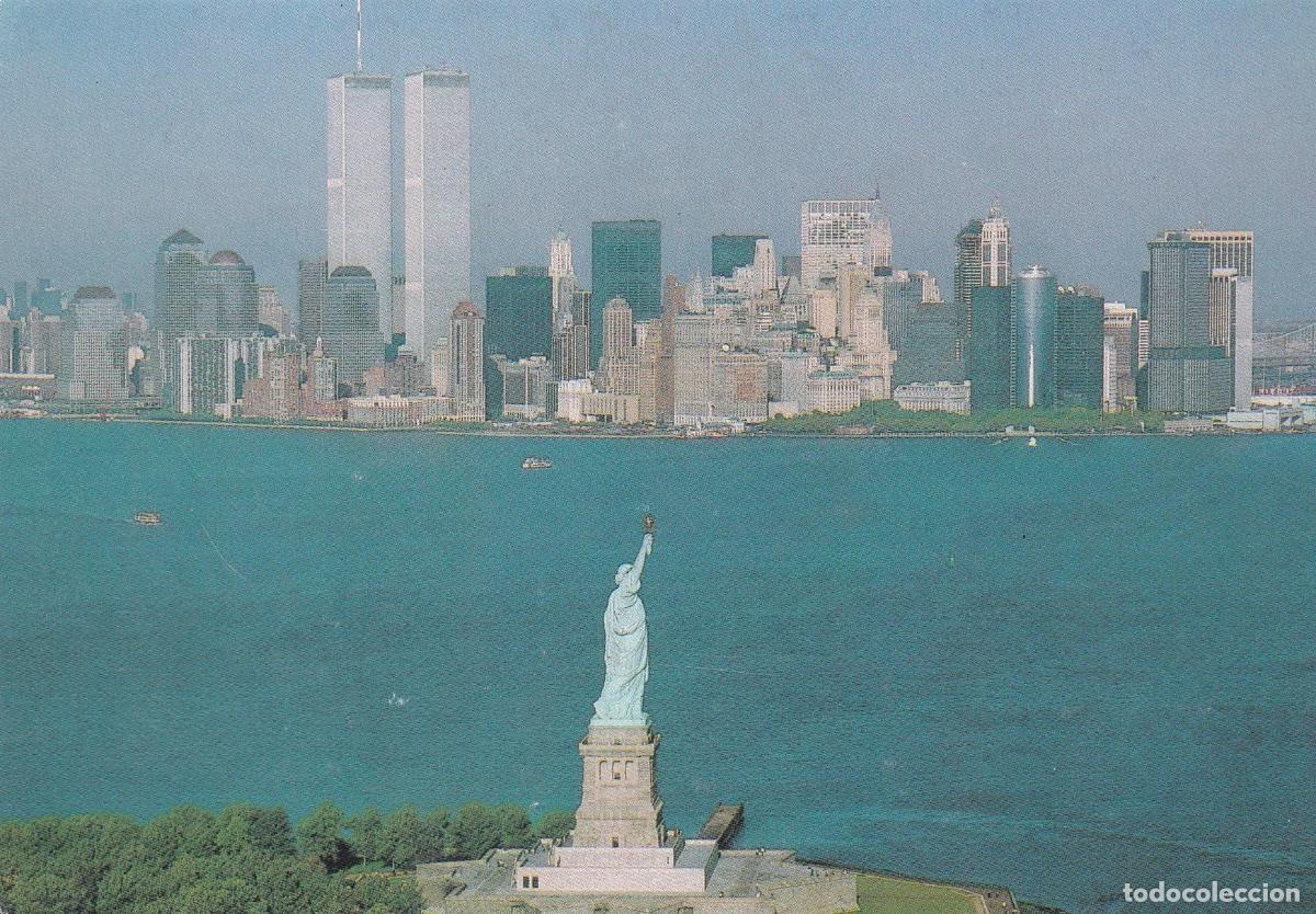 Postkarten: POSTAL B8888: NUEVA YORK: VISTA AEREA ESTATUA DE LA LIBERTAD - Varios