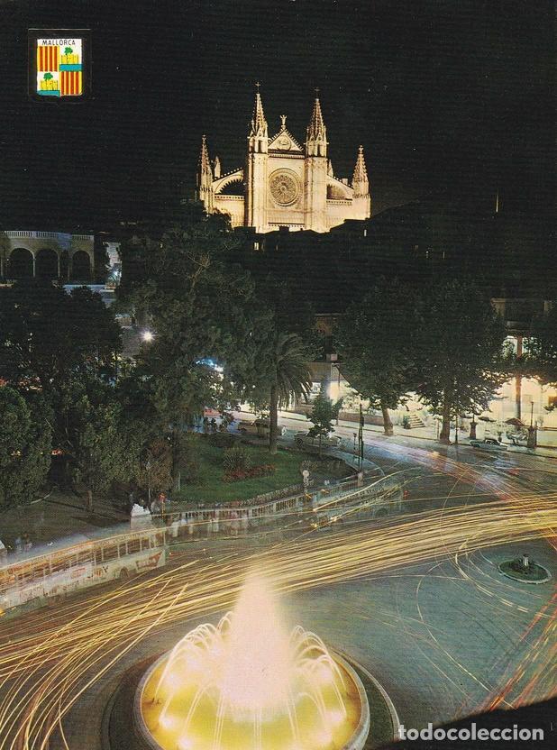 Postkarten: POSTAL B9108: MALLORCA: CATEDRAL Y PLAZA DE LA REINA - Varios