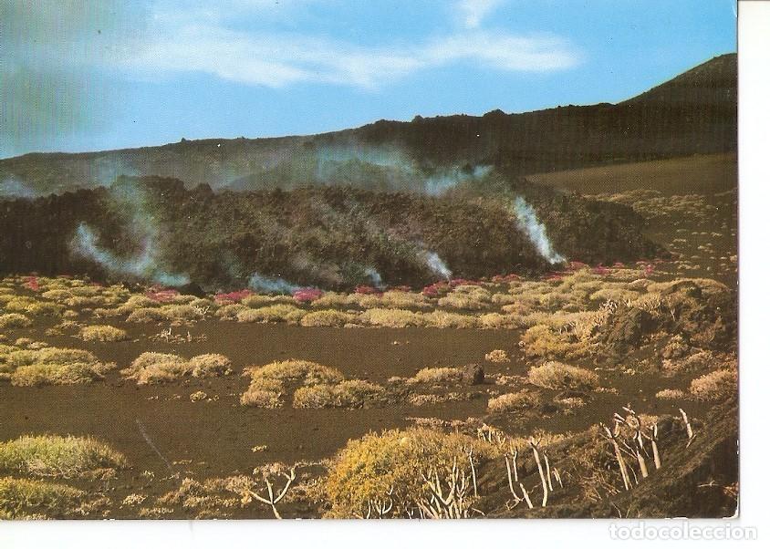 Cartoline: Postal 029521 : Isla de Palma (Canarias) Volcan de Teneguis - Fuencaliente. Rio de Lava - Varios