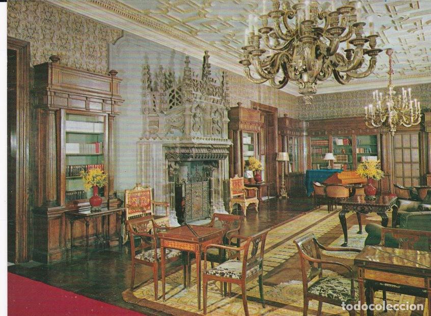 Postkarten: POSTAL B9237: BARCELONA: PALACIO DE PEDRALBES. BIBLIOTECA - Varios