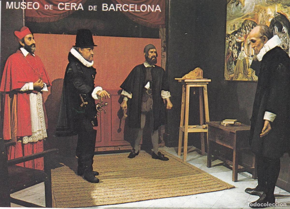 Cartoline: POSTAL B9225: MUSEO DE CERA BARCELONA. TALLER GRECO - Varios